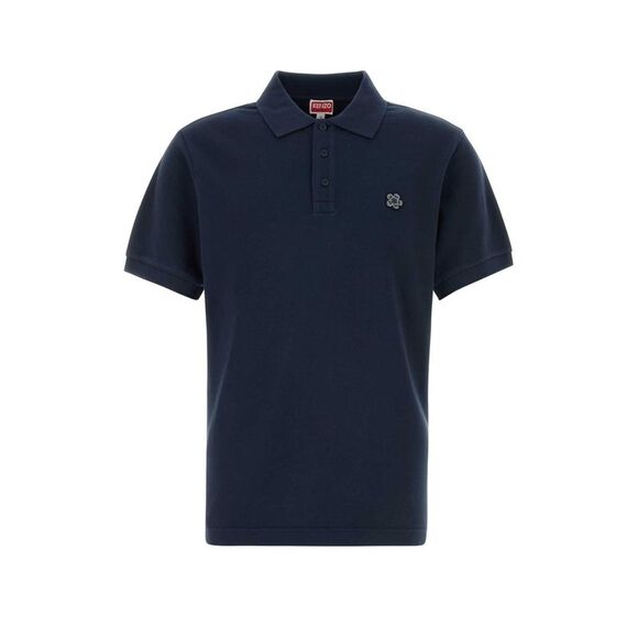 Kenzo Men Navy Blue Piquet Polo Shirt